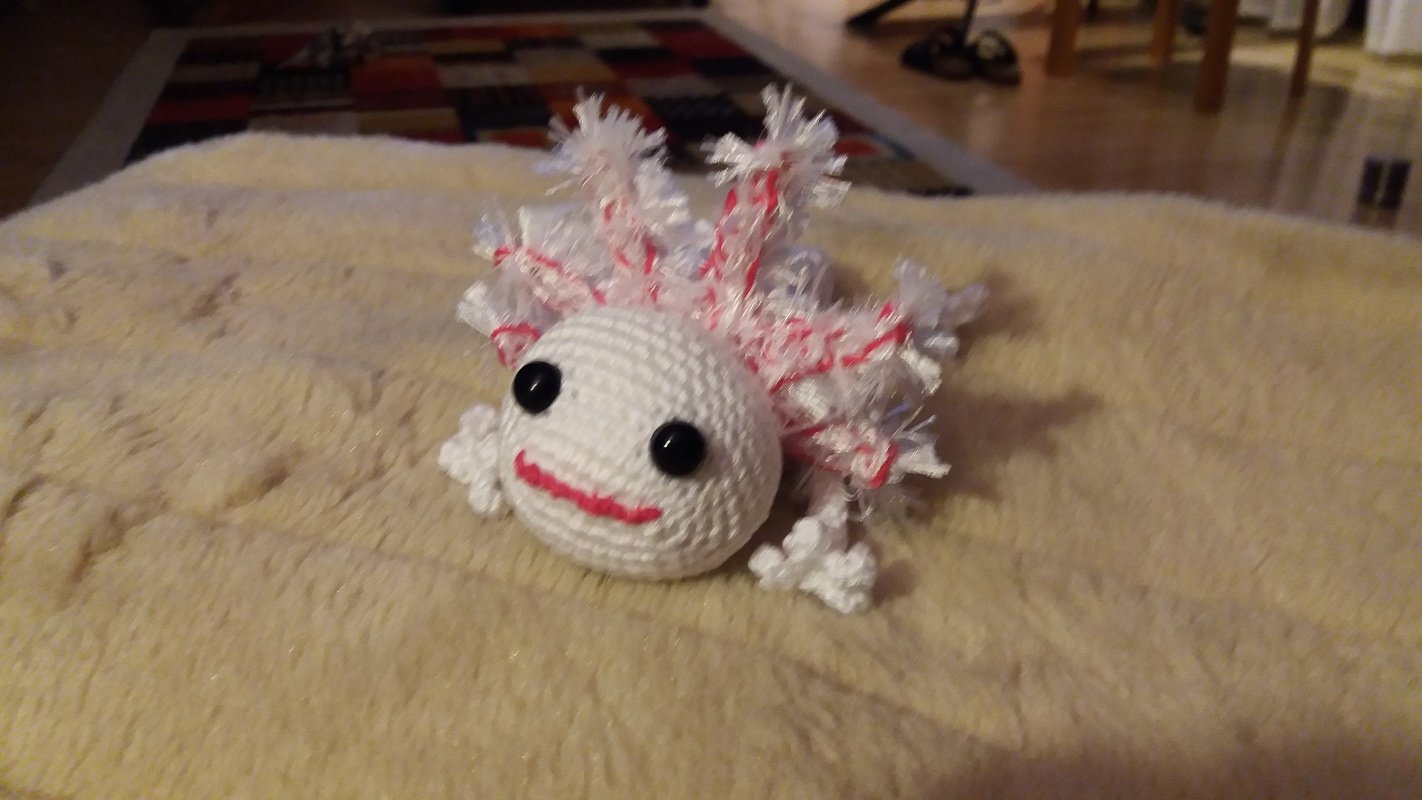 Axolotl, Häkelanleitung