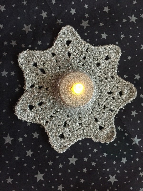 Led Teelichthalter Stern groß und klein