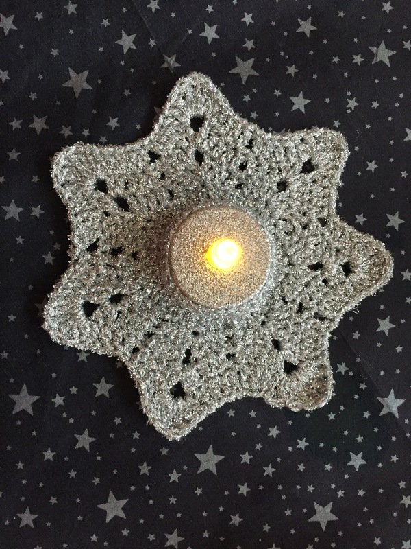 Led Teelichthalter Stern groß und klein