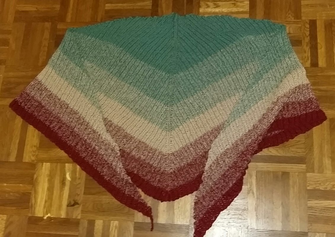 Strickanleitung Tuch Unicorn