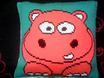 Super Anleitung! Habe das süße Nilpferd als Polster für mein Enkerl zum Geburtstag (3) gemacht!