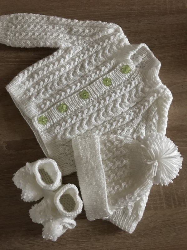 Strickanleitung f&uuml;r Baby's u. Reborns Modell Alex Gr. 50-56