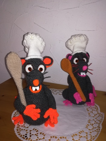 Schon meine 2. Ratte. Freue mich auf die Reaktion des Beschenkten.