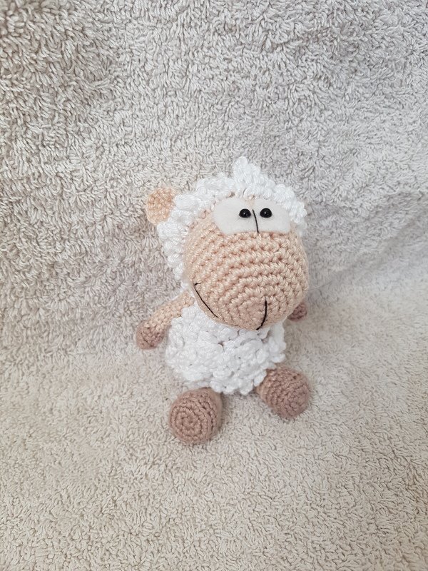 Häkelanleitung: Mini - Schaf