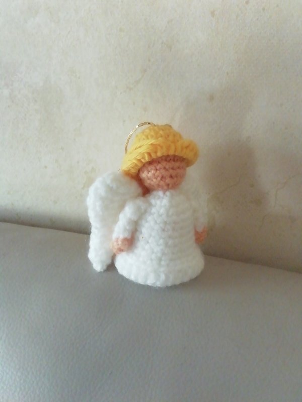 Häkelanleitung, "Ein kleiner Engel für dich!" 5 cm groß, Mitbringsel!