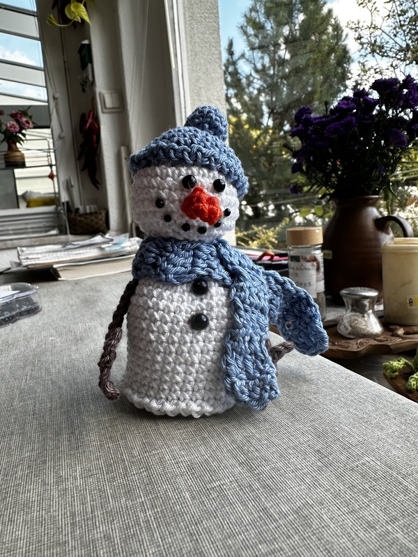 Häkelanleitung Eierwärmer Schneemann und Frau - PDF Datei