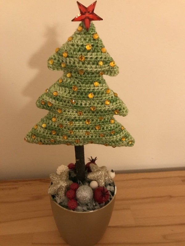 Häkelanleitung Weihnachtsdeko Tannenbäume