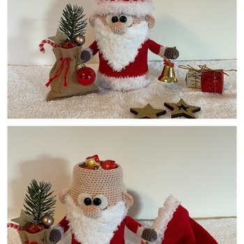Eine tolle Idee, ein Weihnachtsmann gefüllt mit Schokolade 🥰 Hat viel Spaß gemacht diesen süßen Weihnachtsmann zu häkeln. Die Anleitung ist sehr verständlich und einfach nachzuarbeiten, so wie alle Anleitungen von rimajas 😍