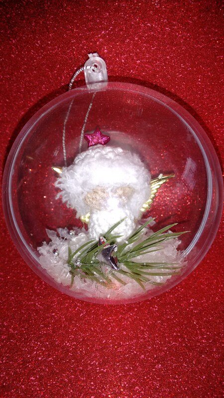 Engel in der Kugel Amigurumi  Häkelanleitung