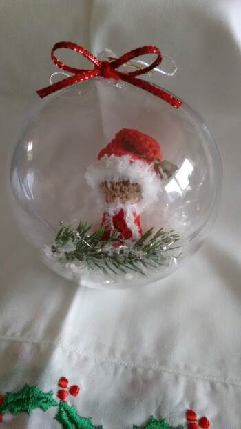 nach Deiner Anleitung und meiner Zipfelmütze entstand dieser kleine Weihnachtsmann