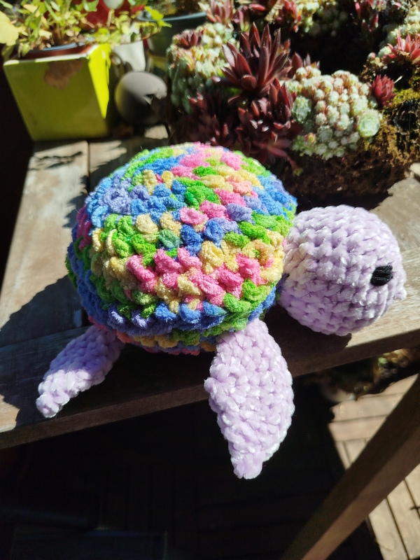 Häkelanleitung kleine Schildkröte