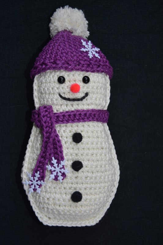 Drollige Schneemänner in 2 Varianten häkeln