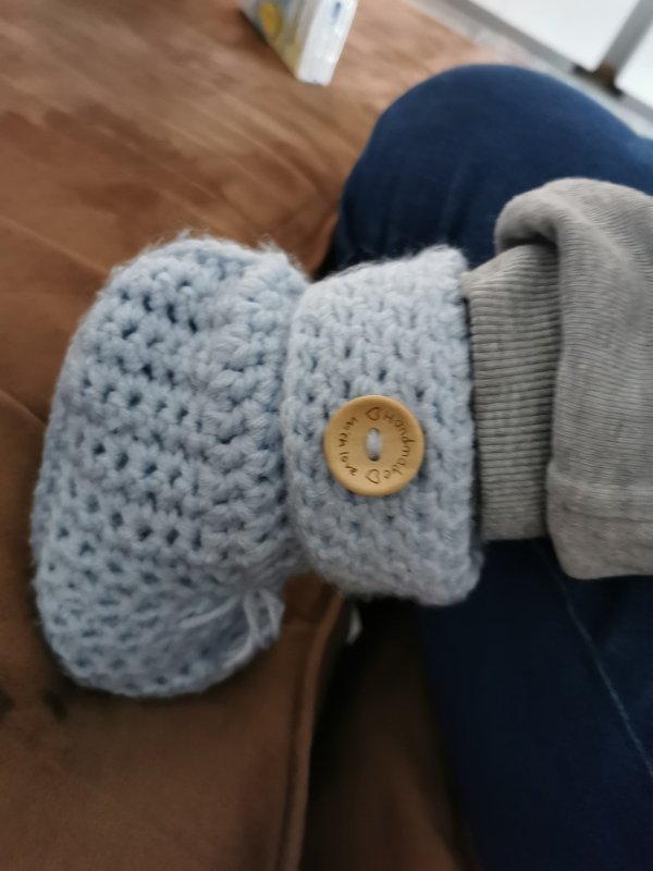 Schlupfy - leicht und schnell -  gehäkelter Bootie Gr.22-34