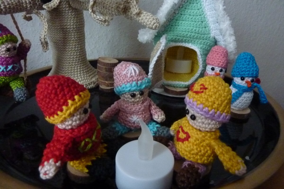 Häkelanleitung &quot;Das Winterzauberland&quot; Dekoidee!