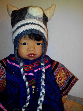 Hier mein Werk nach der Anleitung von Haekelteufel...