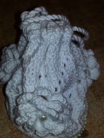 Erstkommunionstascherl für mein Enkelkind Blumen aus dem Internet sonst selbst zusammengestellt