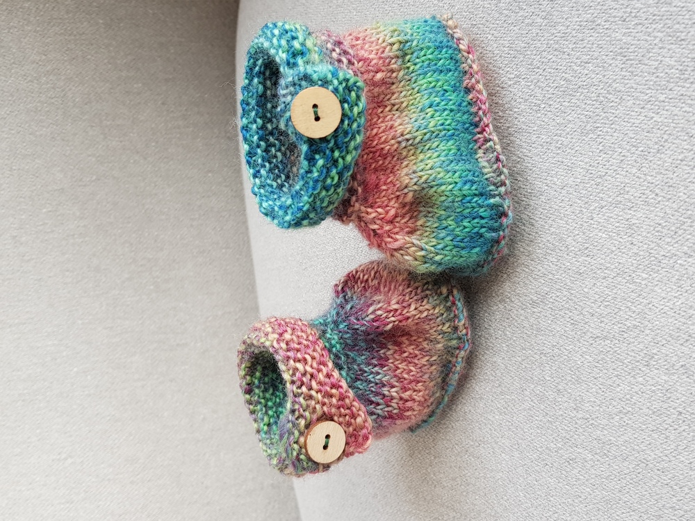 Baby Shoes Knitting Pattern