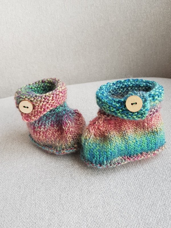 Baby Shoes Knitting Pattern