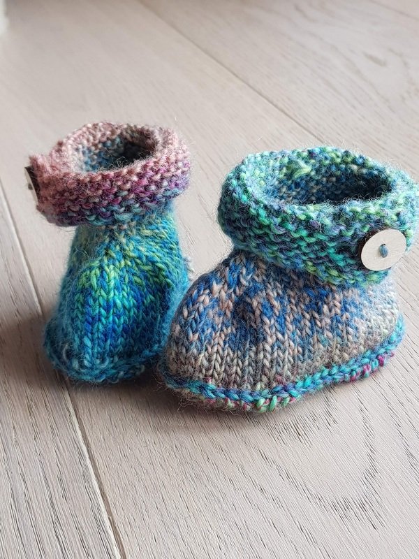 Babyschuhe Strickanleitung