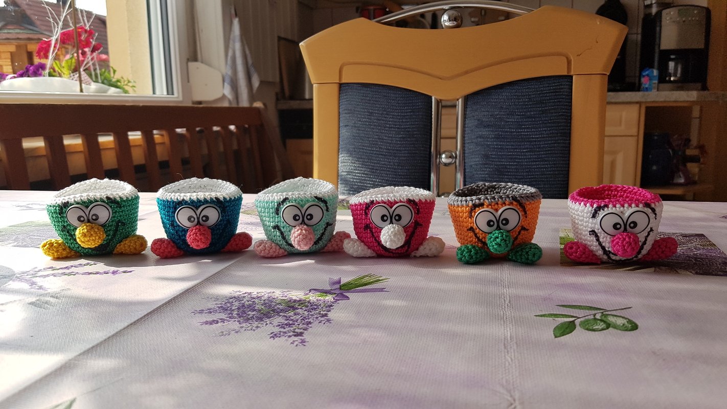 Häkelanleitung Eierwärmer, Ostern, Häkeln für Ostern