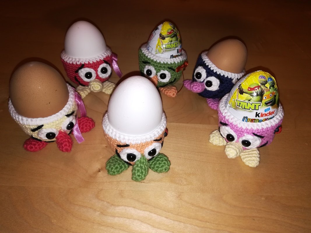 Crochet Pattern - sweet egg cups