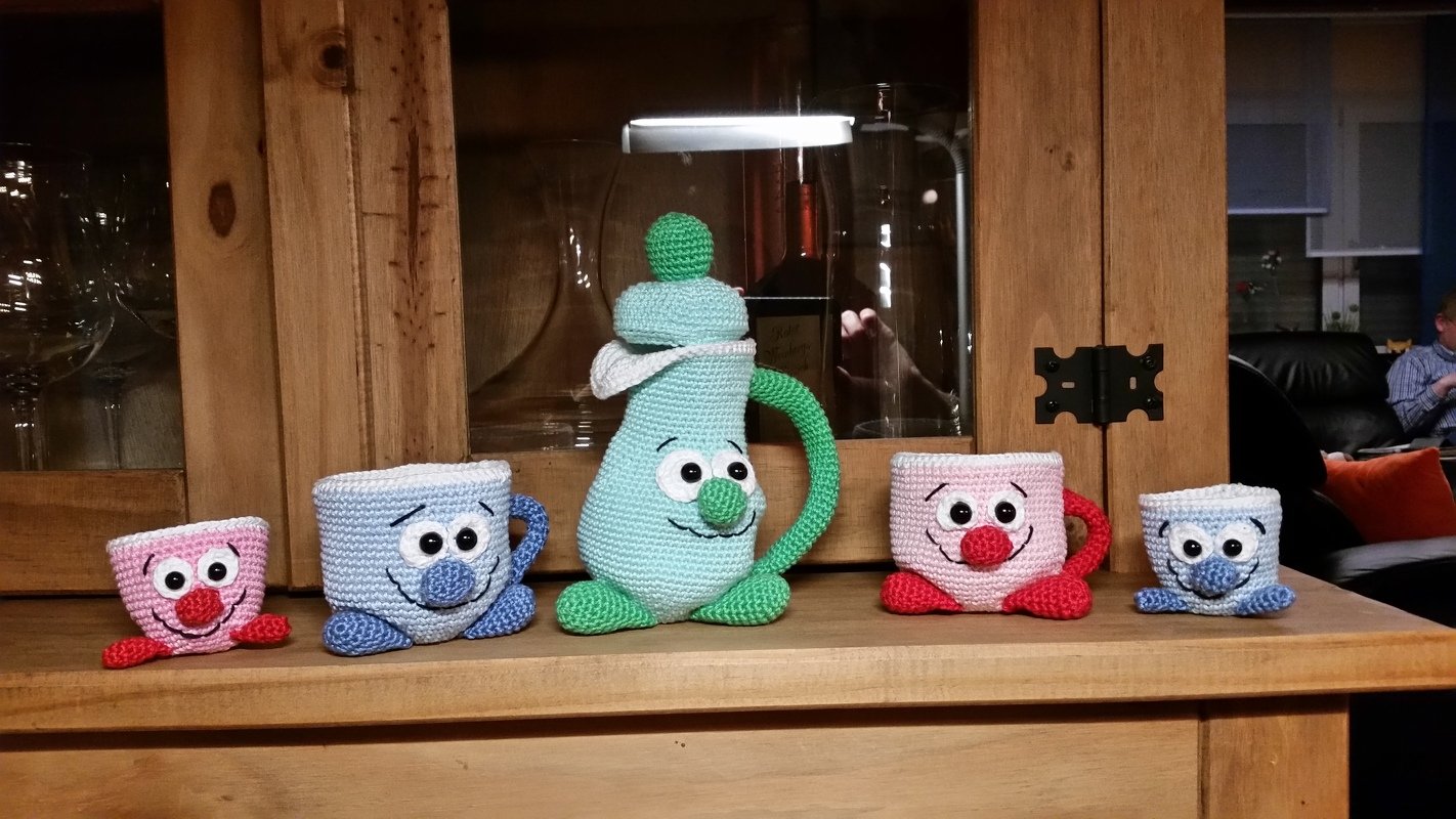 Crochet Pattern - sweet egg cups