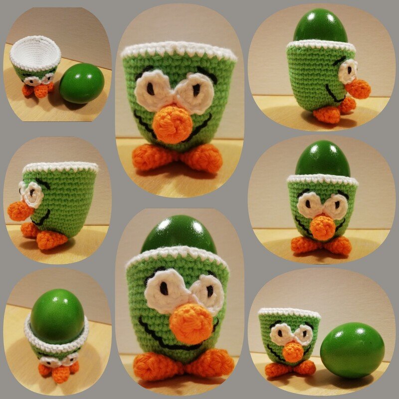 Crochet Pattern - sweet egg cups