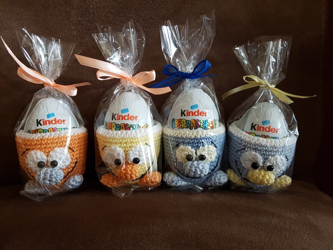 Crochet Pattern - sweet egg cups