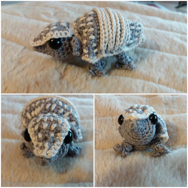 Gürteltier Giesbert Amigurumi Häkelanleitung