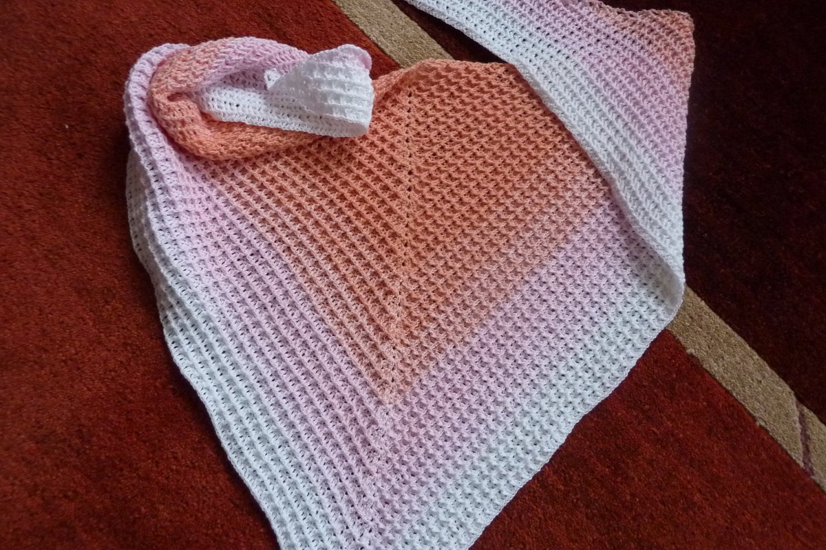 Häkelanleitung Waffeltuch - einfach