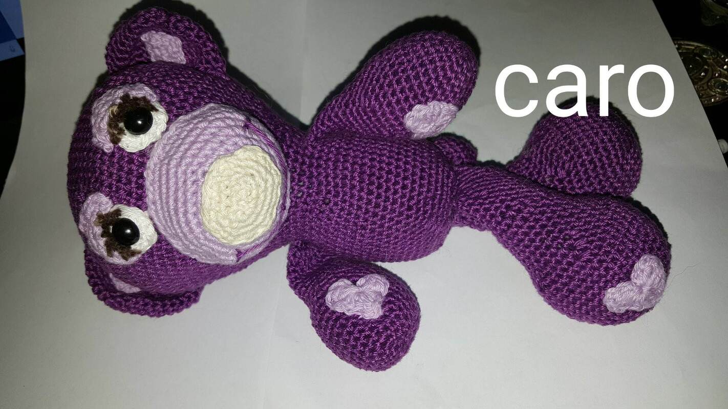 von Herzen - ein Bärli zum Häkeln