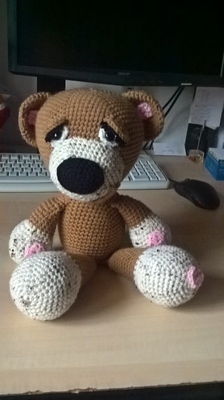 von Herzen - ein Bärli zum Häkeln