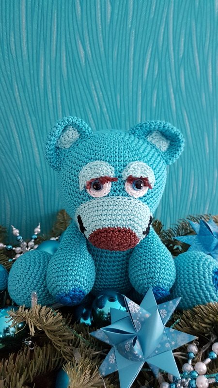 von Herzen - ein Bärli zum Häkeln