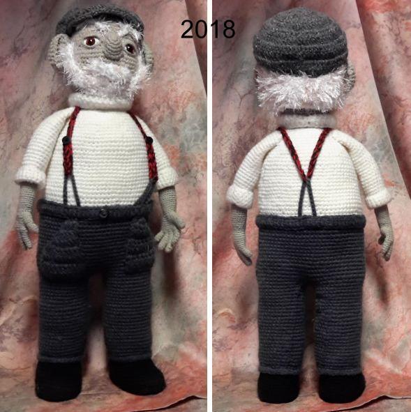 Häkelanleitung für Gabis Opa Heinrich, ca. 65 cm groß