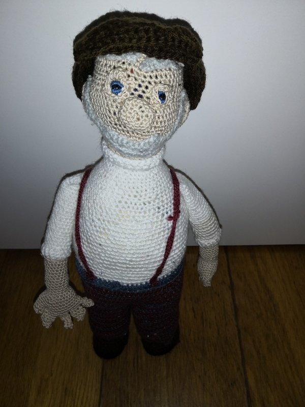 Häkelanleitung für Gabis Opa Heinrich, ca. 65 cm groß