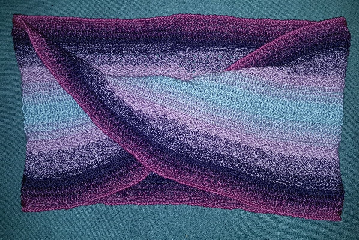 Häkelanleitung Schlauchschal / Möbiusschal / Loop &quot;Er und Sie&quot;