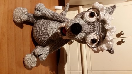 Zottel, der Wolf, Häkelanleitung