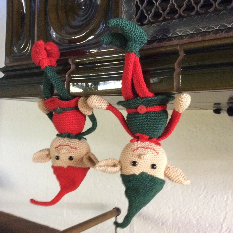 Häkelanleitung, Weihnachtself, Zwerg, Amigurumi, 18 Seiten PDF