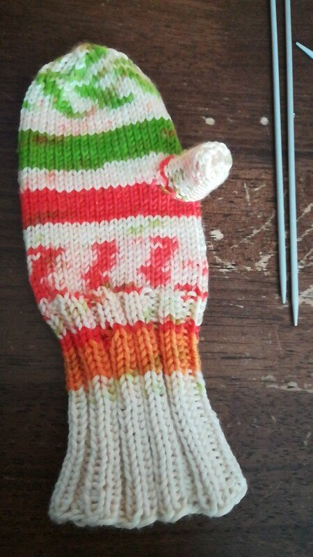 Strickanleitung Kinderwald Kleinkinderhandschuhe