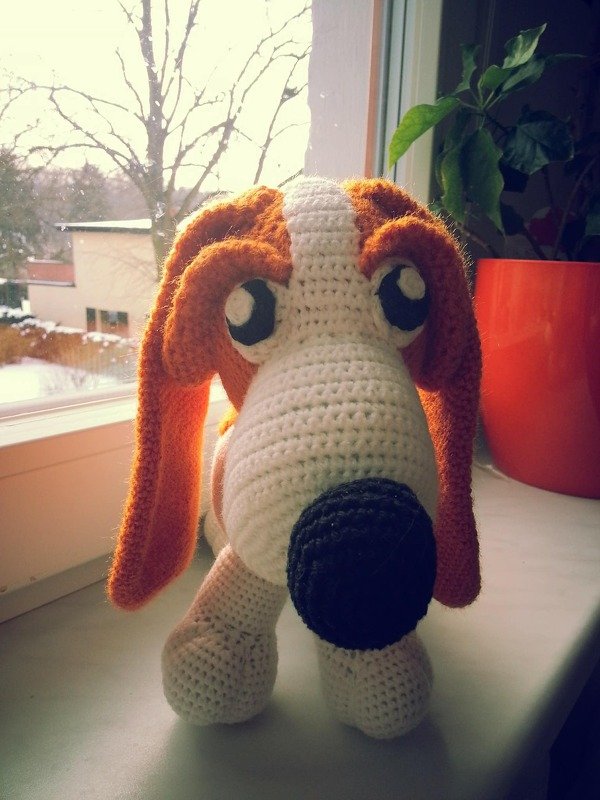 Snoopy der Beagle Häkelanleitung