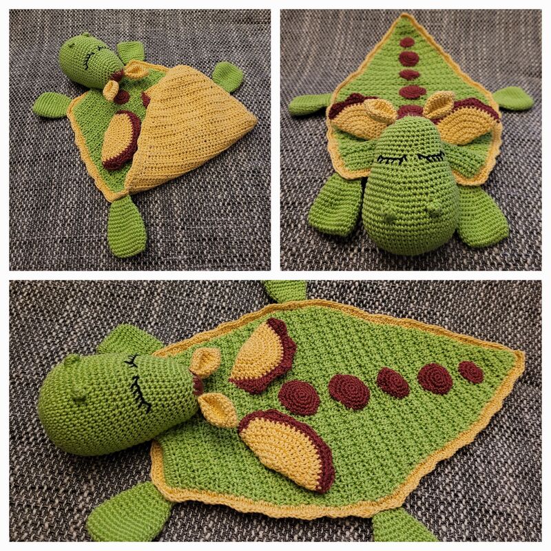 Schmusetücher Set Drachen, Prinzessin, Löwe, Pinguin