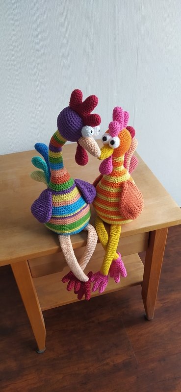 XL Gockel GLUPSCHI Kantenhocker Hühner Hahn Ostern Frühlingsdeko