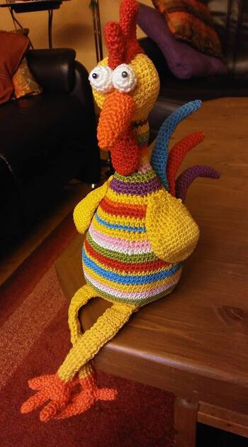 danke Martina für die tolle Anleitung...mein erstes Chickenhuhn ist fertig....und es bleibt nicht das letzte...es hat alles sehr gut geklappt....lG Gaby