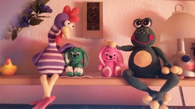 XL Gockel GLUPSCHI Kantenhocker Hühner Hahn Ostern Frühlingsdeko