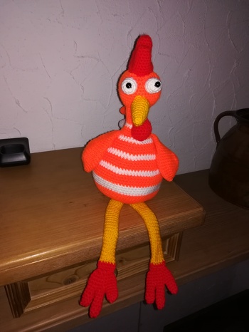 Das erste mal dass ich Granulat in einen Kantenhocker eingefüllt habe. Eine prima Idee, sitzt dadurch viel besser