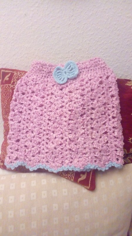 Häkelrock mit elastischem Bund