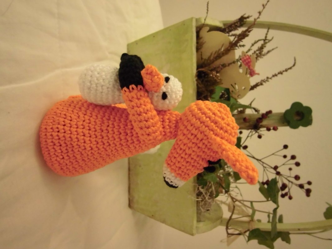 Häkelanleitung Fuchs mit Gans - PDF Datei