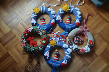 Meine fertigen Kränze :-) LG Marion