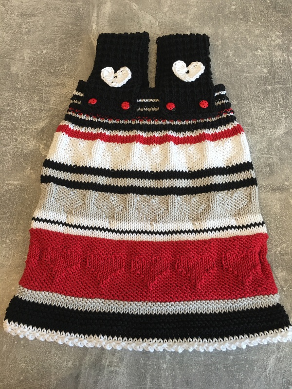 Verwandelbares Trägerkleidchen, wächst mit ab Größe 74, Strickanleitung