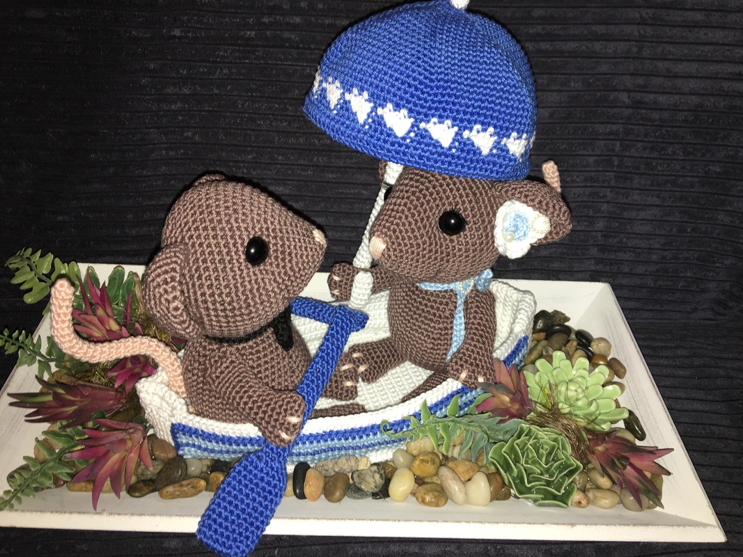 Mäuschen Liebe Häkelanleitung Amigurumi